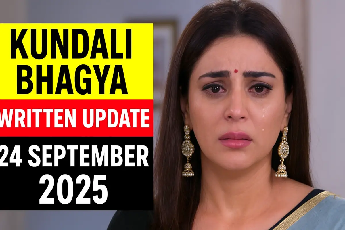 Kundali Bhagya Written Update 24 September 2025