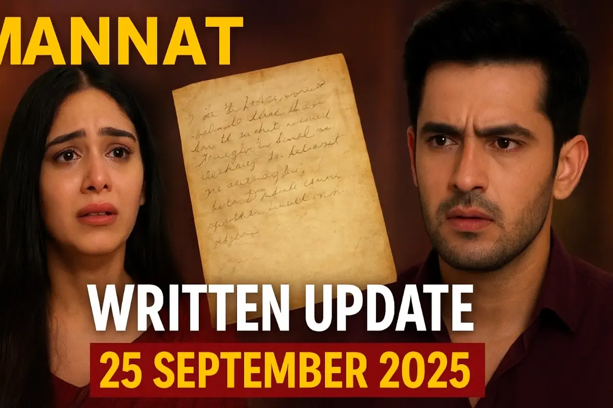 Mannat Written Update 25 September 2025